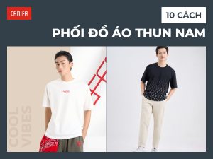 cách phối đồ áo thun nam