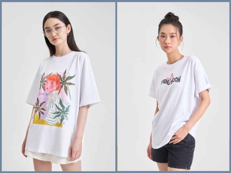 mua áo thun oversize nữ