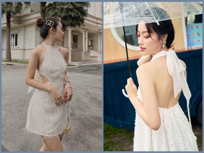 váy đi biển đẹp cho người lùn
