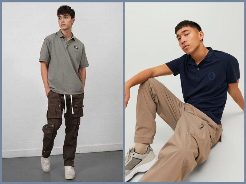  phối đồ với áo polo nam 