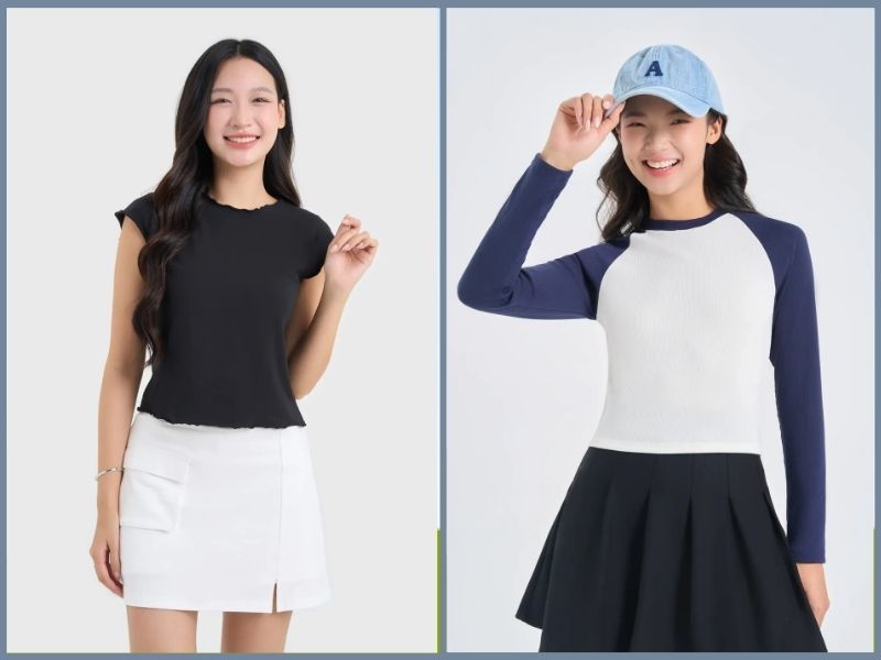áo phông kết hợp với gì
