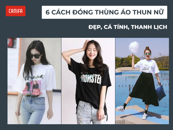 cách đóng thùng áo thun nữ