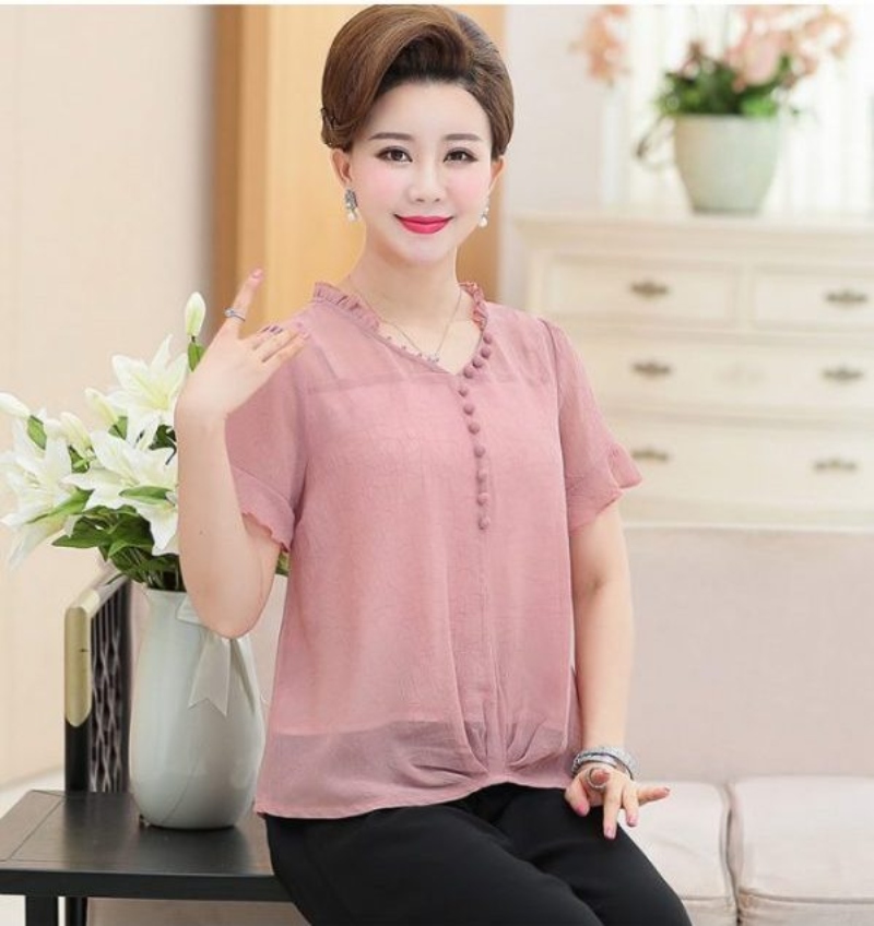 Áo blouse cách điệu 