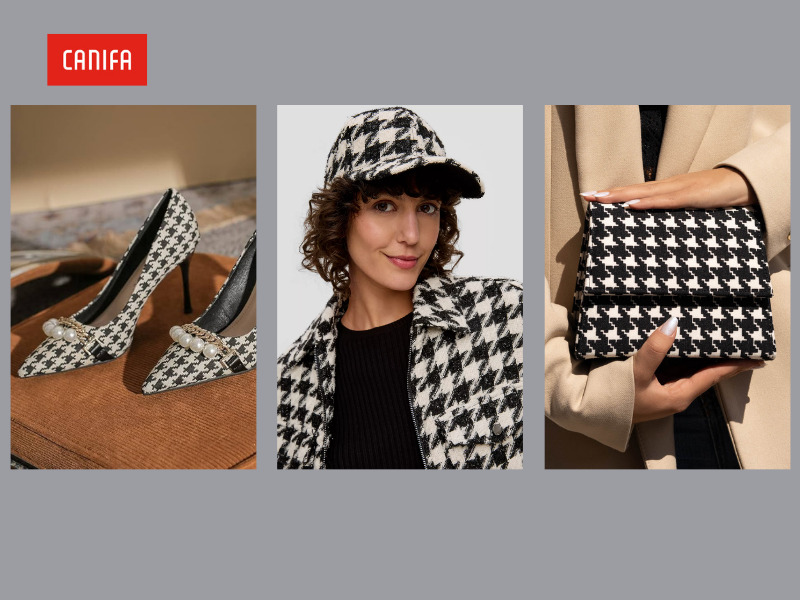 họa tiết houndstooth