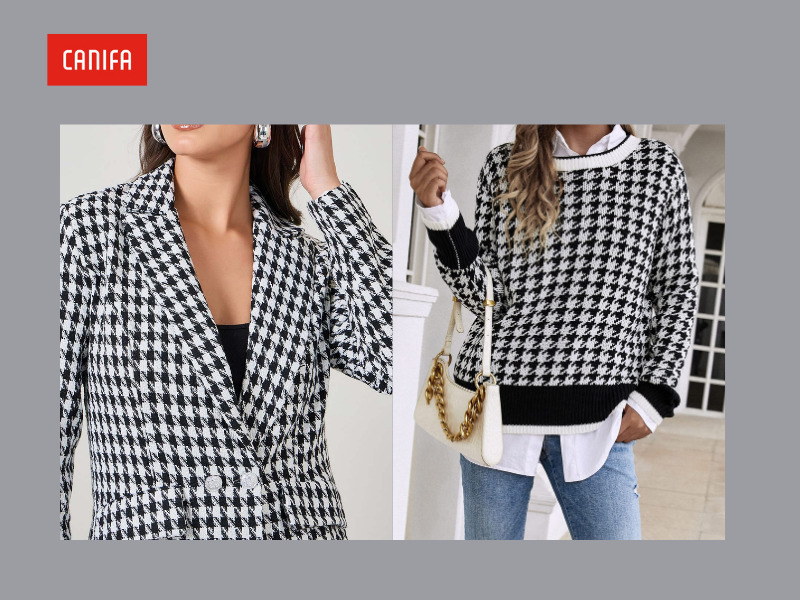 họa tiết houndstooth