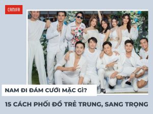 phối đồ đi đám cưới cho nam