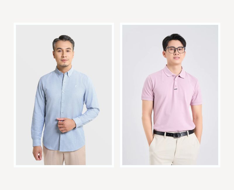 áo sơ mi và polo tặng thầy giáo