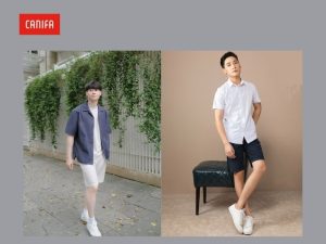 Phối đồ với áo sơ mi tay ngắn nam