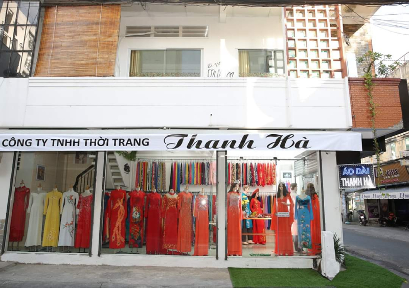 áo dài thanh hà sài gòn