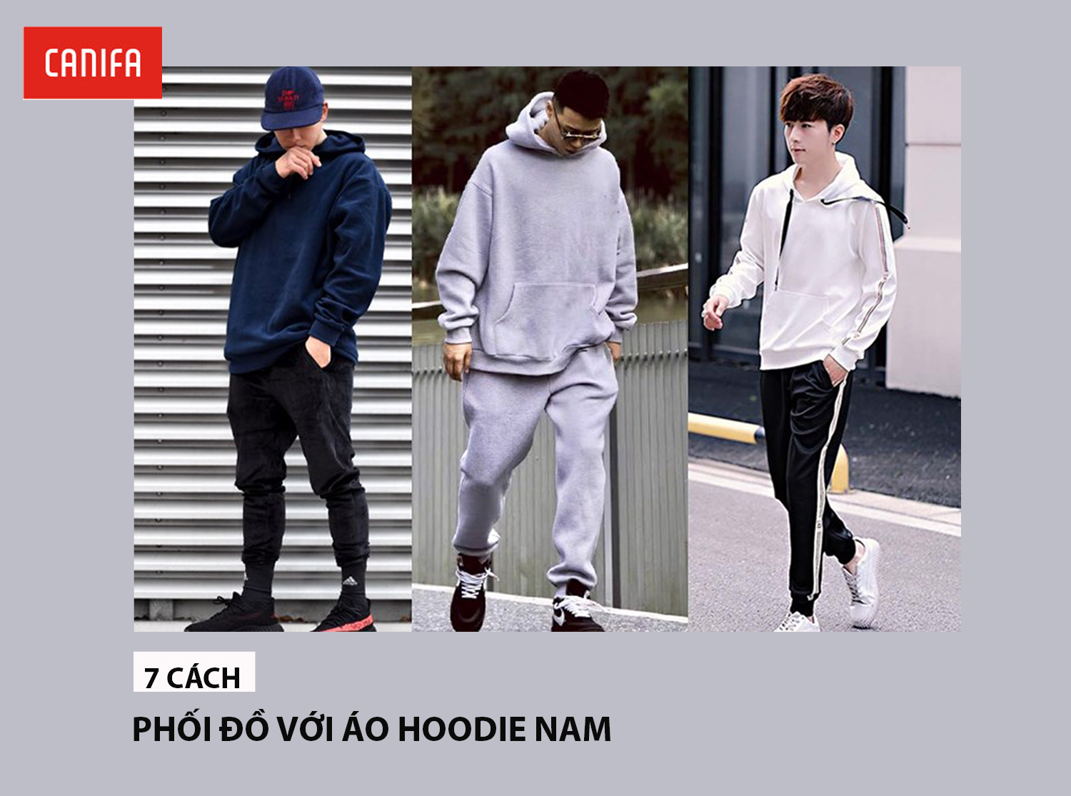 cách phối đồ với áo hoodie nam