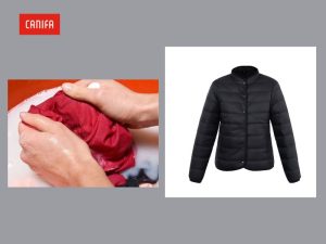 cách xử lý áo lông vũ bị vón cục