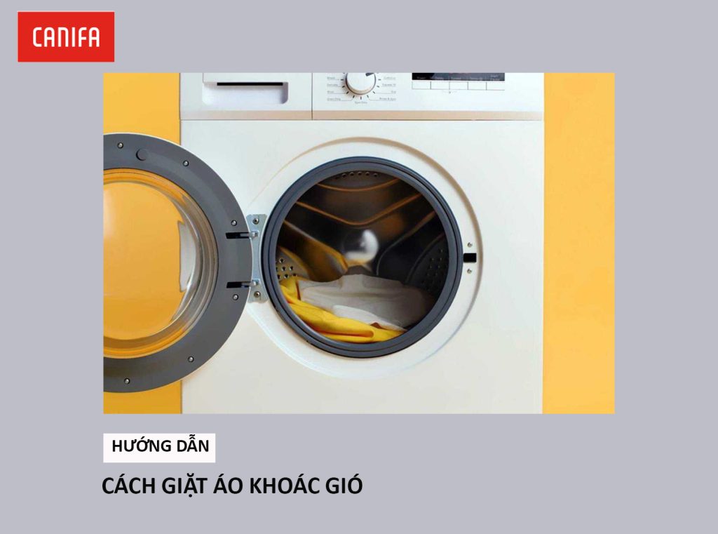 cách giặt áo khoác gió