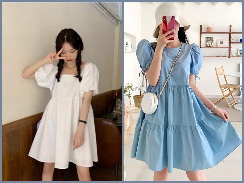 người gầy nên mặc váy gì