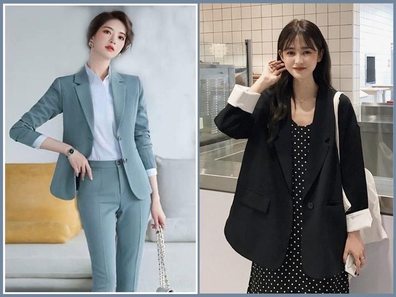 phối đồ công sở trẻ trung