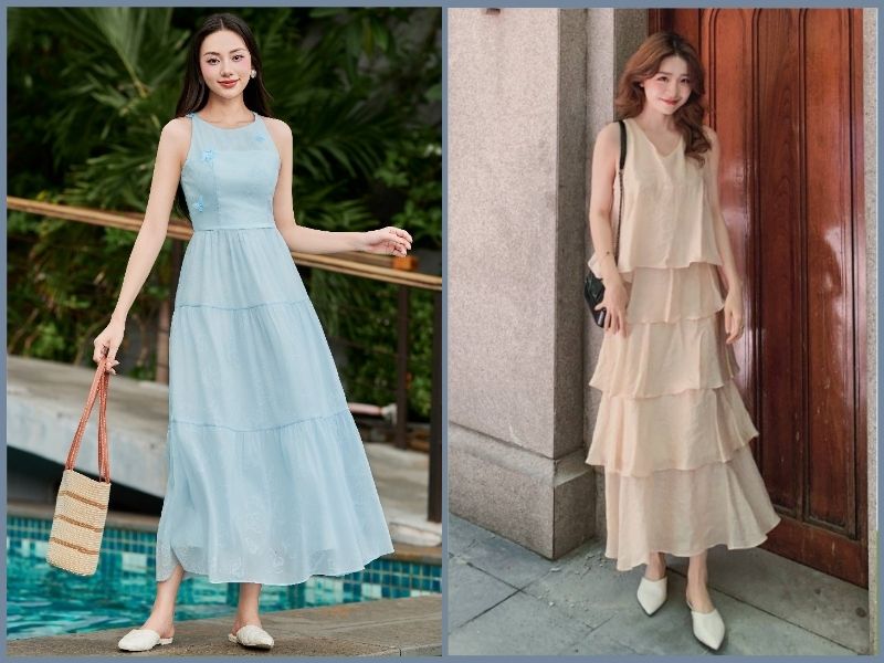 phối đồ cho người gầy cao nữ