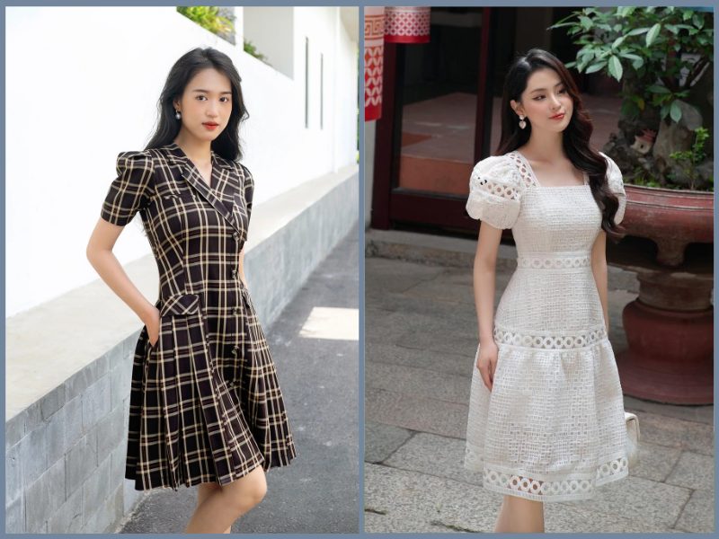 cách phối đồ cho người gầy và thấp nữ