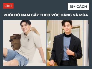 phối đồ nam gầy