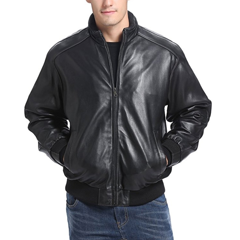 Áo Khoác Bomber Da