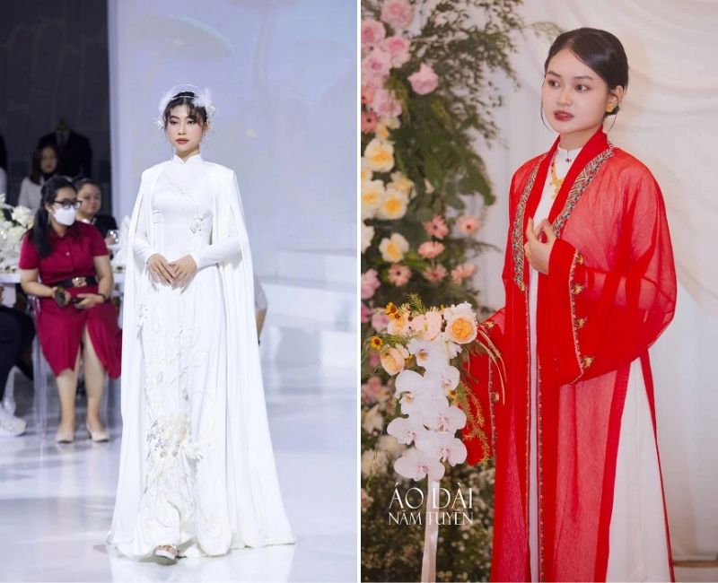 áo khoác mặc với áo dài áo khoác mặc với áo dài cưới