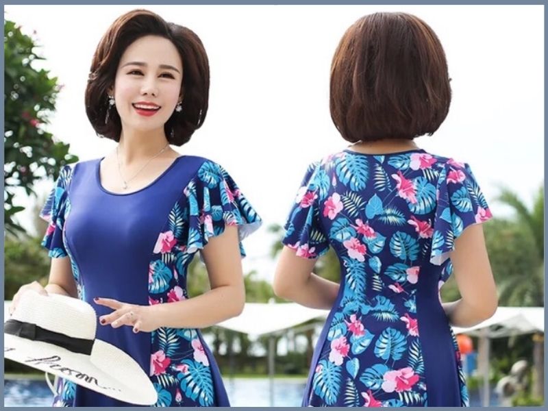 váy đi biển cho phụ nữ trung niên