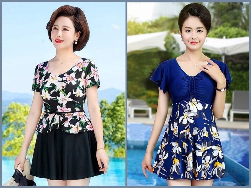 cách phối đồ đi biển cho nữ trung niên