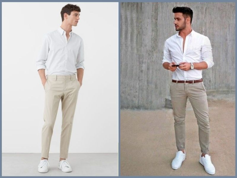 cách phối đồ cho người lùn gầy nam