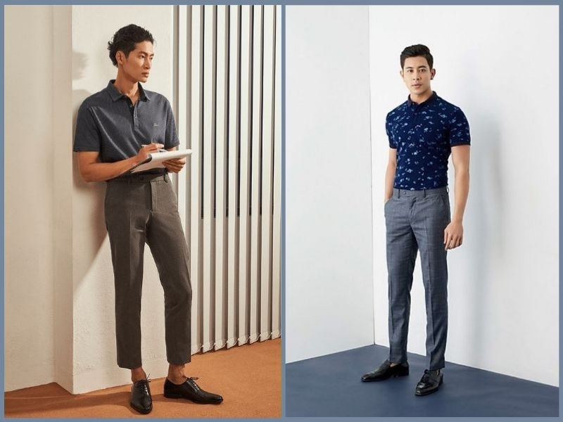 phối đồ cho nam thấp mập