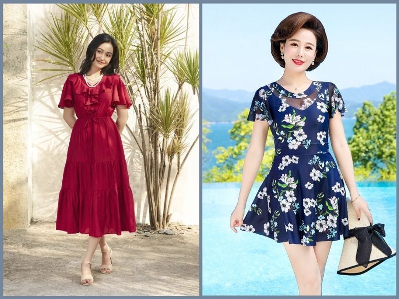 váy đi biển cho tuổi trung niên