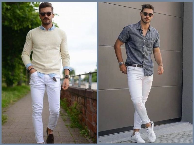 quần jean kết hợp với áo gì nam