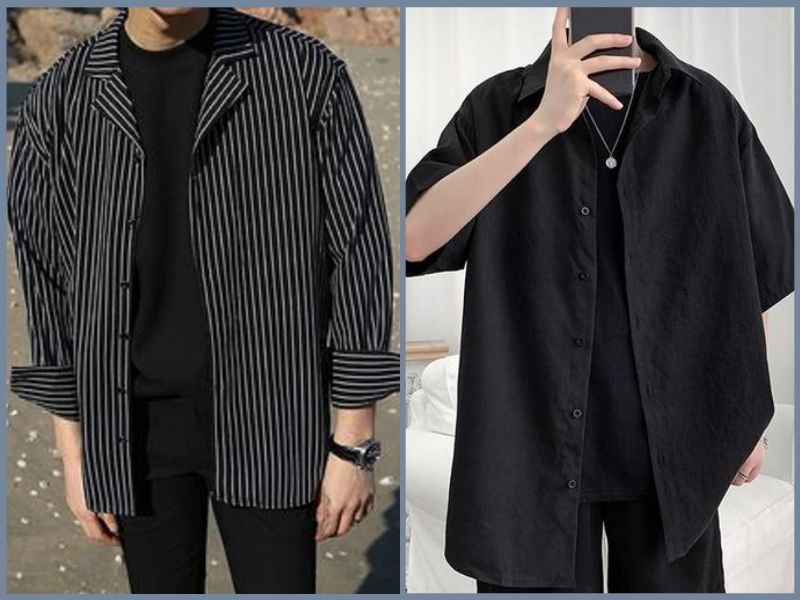 áo phông đen mặc với quần gì