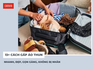 Cách gấp áo thun