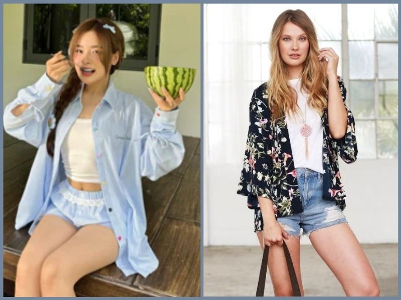 người lùn nên mặc gì khi đi biển