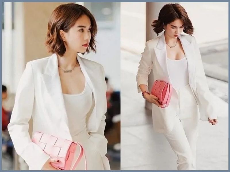 vest phối áo thun nữ