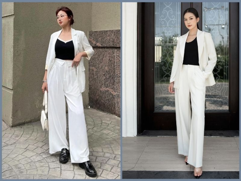 áo vest mặc với áo thun nữ