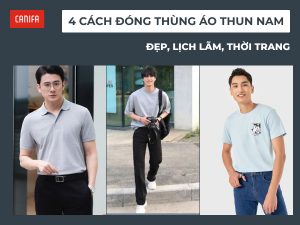 cách đóng thùng áo thun nam