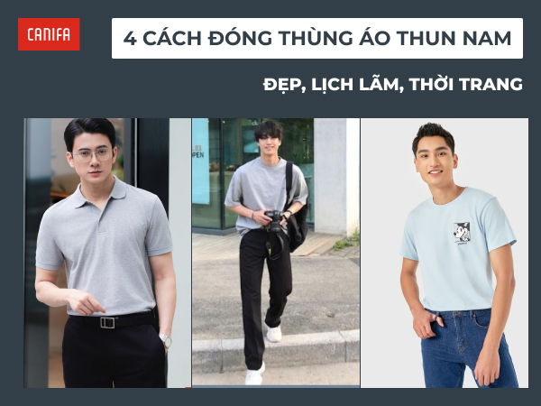 cách đóng thùng áo thun nam