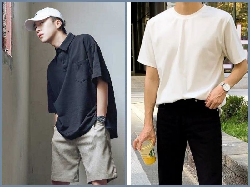 cách phối áo thun oversize nam