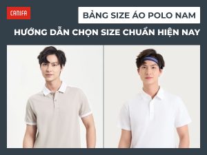 bảng size áo polo nam