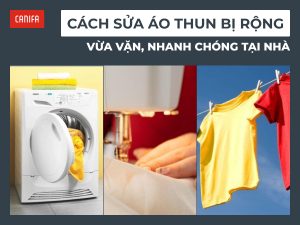 cách sửa áo thun bị rộng