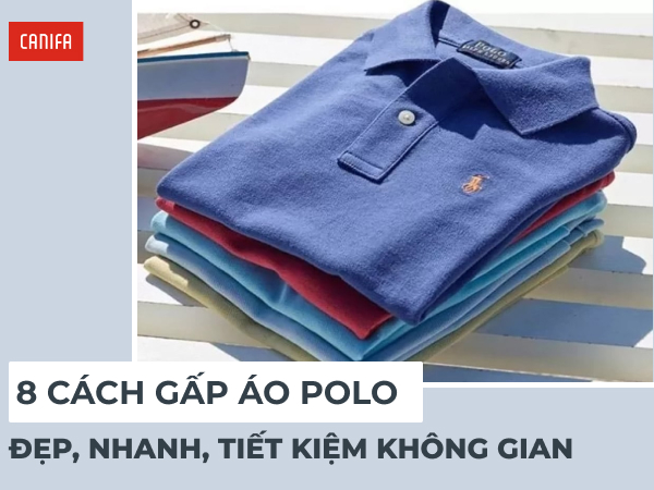cách gấp áo polo