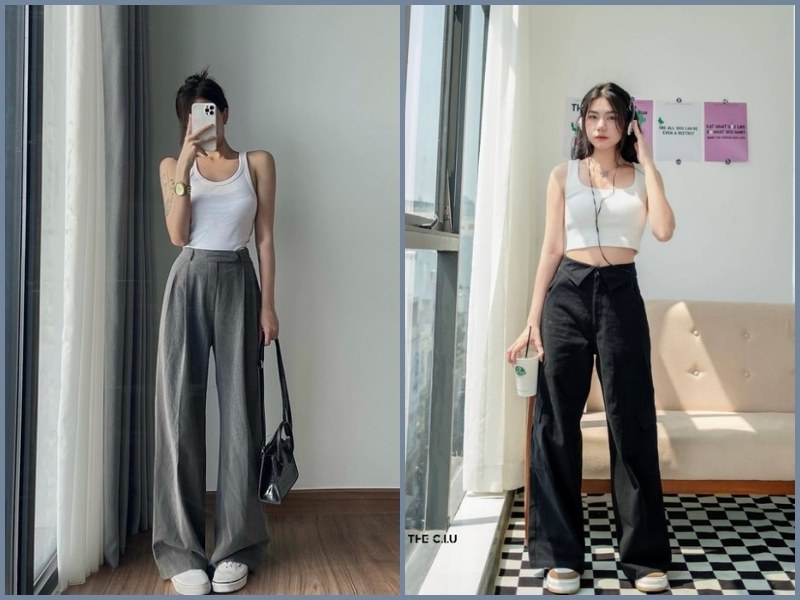 mix áo tank top nữ