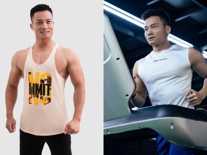 áo ba lỗ nam đẹp tại hà nội áo ba lỗ tập gym nam hà nội