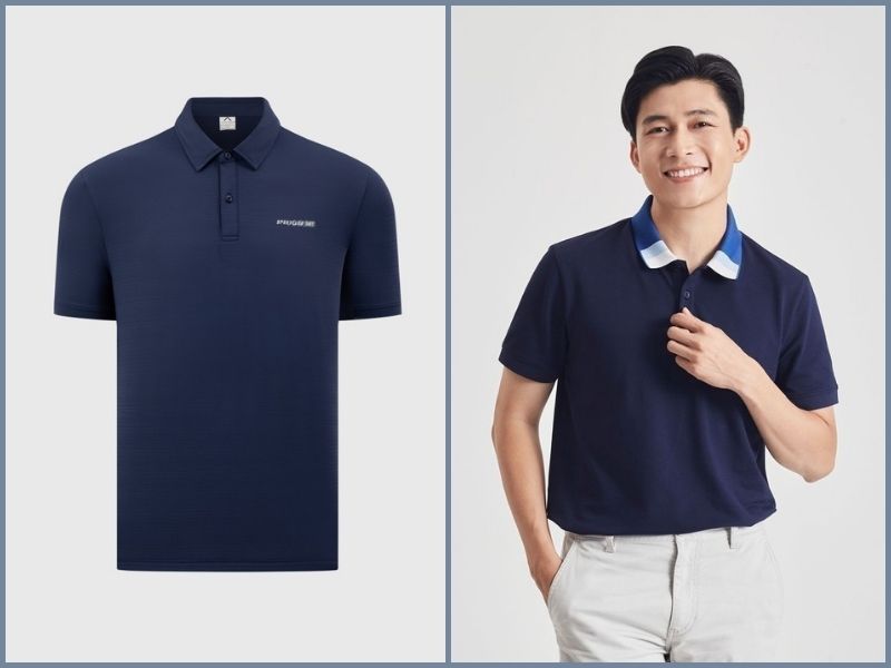 áo polo đen phối với quần màu gì phối đồ với áo polo đen