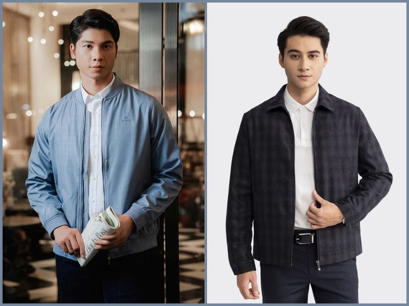 phối quần tây áo polo nam quần tây phối áo polo