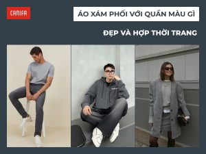 áo xám phối quần màu gì