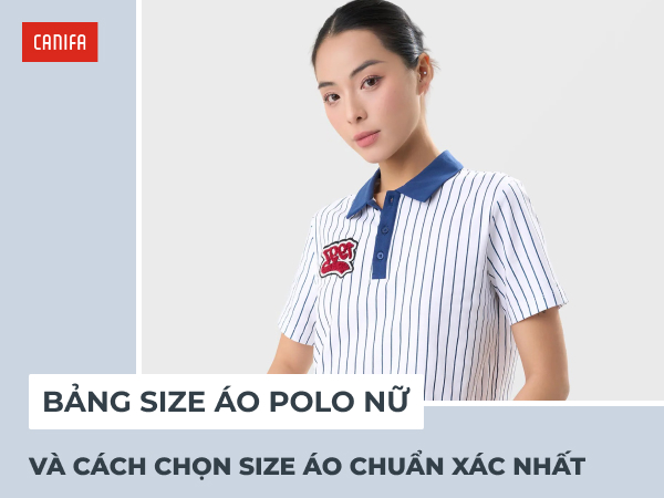 bảng size áo polo nữ