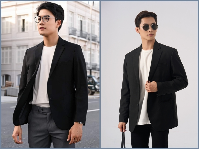 cách phối áo vest nam với áo thun cách phối áo vest nam với áo thun