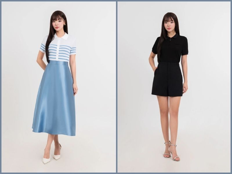 shop bán áo polo nữ đẹp shop bán áo thun nữ có cổ