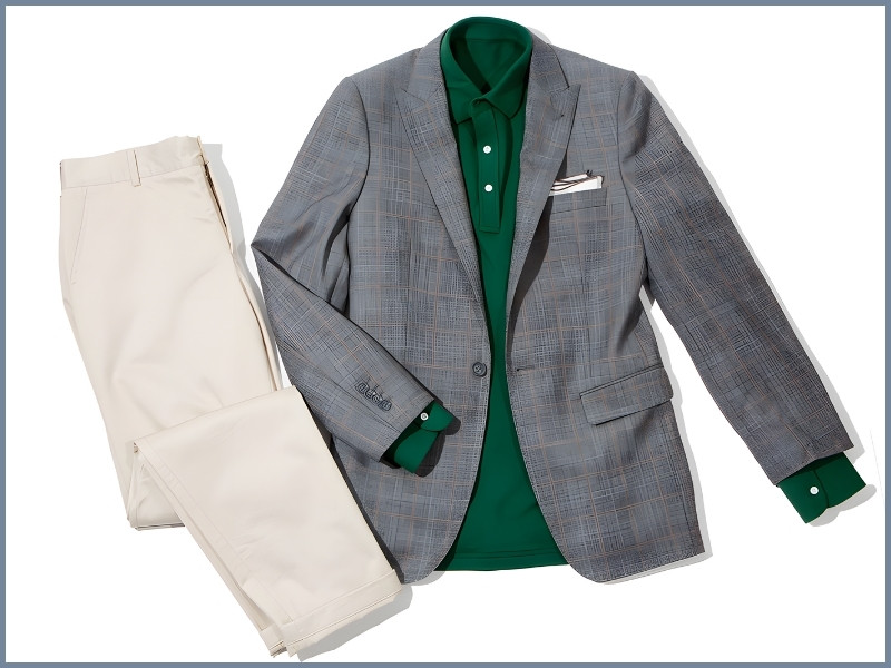 mặc vest với áo phông có cổ