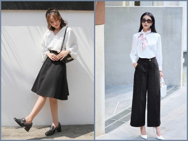 cách phối đồ cho người lùn bắp chân to nữ